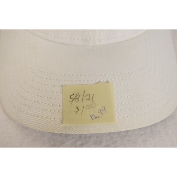 Titleist Ballcap White  Mesh Hat Navy Green Embroidery Spellout FJ Pro V1 M/L - Picture 10 of 10